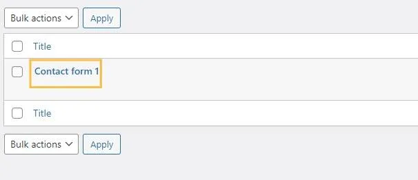 Customize contact form to add mail id
