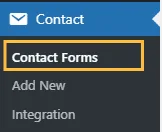 Customizing a contact form